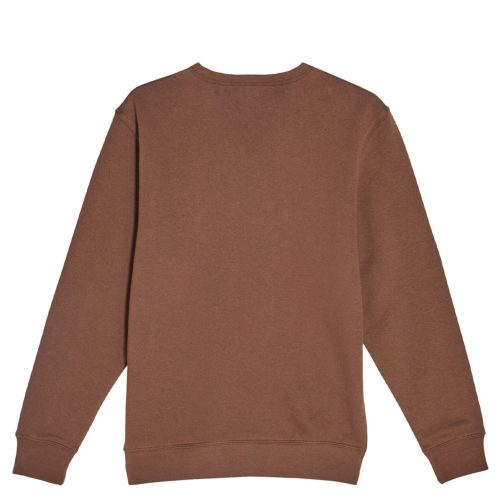 Lane Seven LS14004 Flat Premium Crewneck Sweatshirt Chestnut Back scaled 1