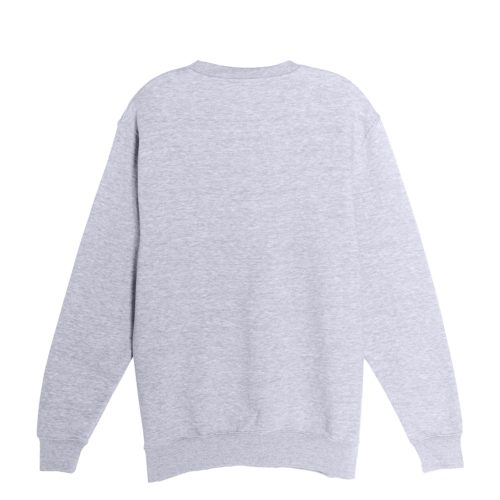 Lane Seven LS14004 Flat Premium Crewneck Sweatshirt Heather Grey Back scaled 1