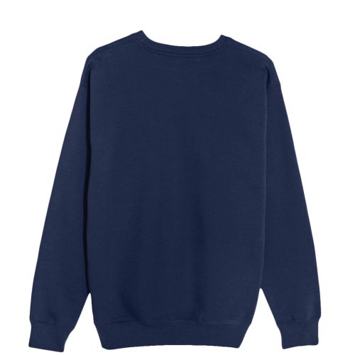 Lane Seven LS14004 Flat Premium Crewneck Sweatshirt Navy Back scaled 1