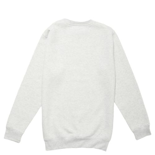 Lane Seven LS14004 Flat Premium Crewneck Sweatshirt Oatmeal Heather Back scaled 1