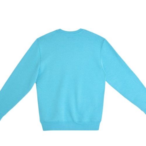 Lane Seven LS14004 Flat Premium Crewneck Sweatshirt Ocean Blue Back