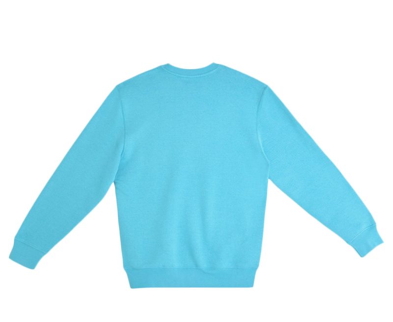 Lane Seven LS14004 Flat Premium Crewneck Sweatshirt Ocean Blue Back