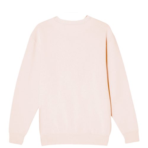 Lane Seven LS14004 Flat Premium Crewneck Sweatshirt Pale Pink Back scaled 1