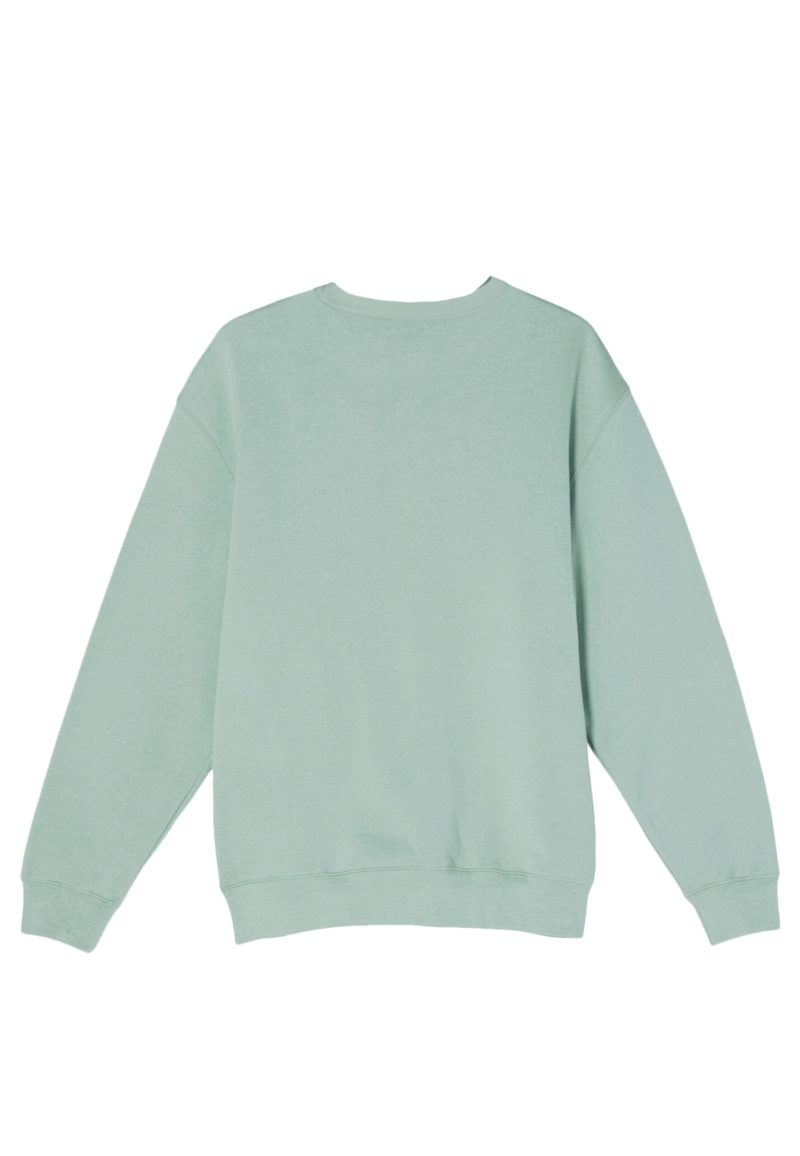 Lane Seven LS14004 Flat Premium Crewneck Sweatshirt Seafoam Back scaled 1