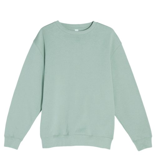 Lane Seven LS14004 Flat Premium Crewneck Sweatshirt Seafoam Front scaled 1