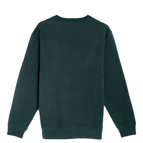 Lane Seven LS14004 Flat Premium Crewneck Sweatshirt Sports Green Back scaled 1