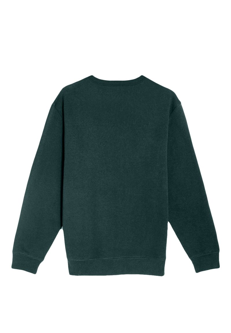 Lane Seven LS14004 Flat Premium Crewneck Sweatshirt Sports Green Back scaled 1