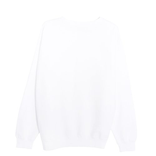 Lane Seven LS14004 Flat Premium Crewneck Sweatshirt White Back scaled 1