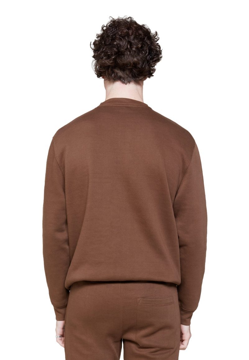 Lane Seven LS14004 M Premium Crewneck Sweatshirt Chestnut Back scaled 1