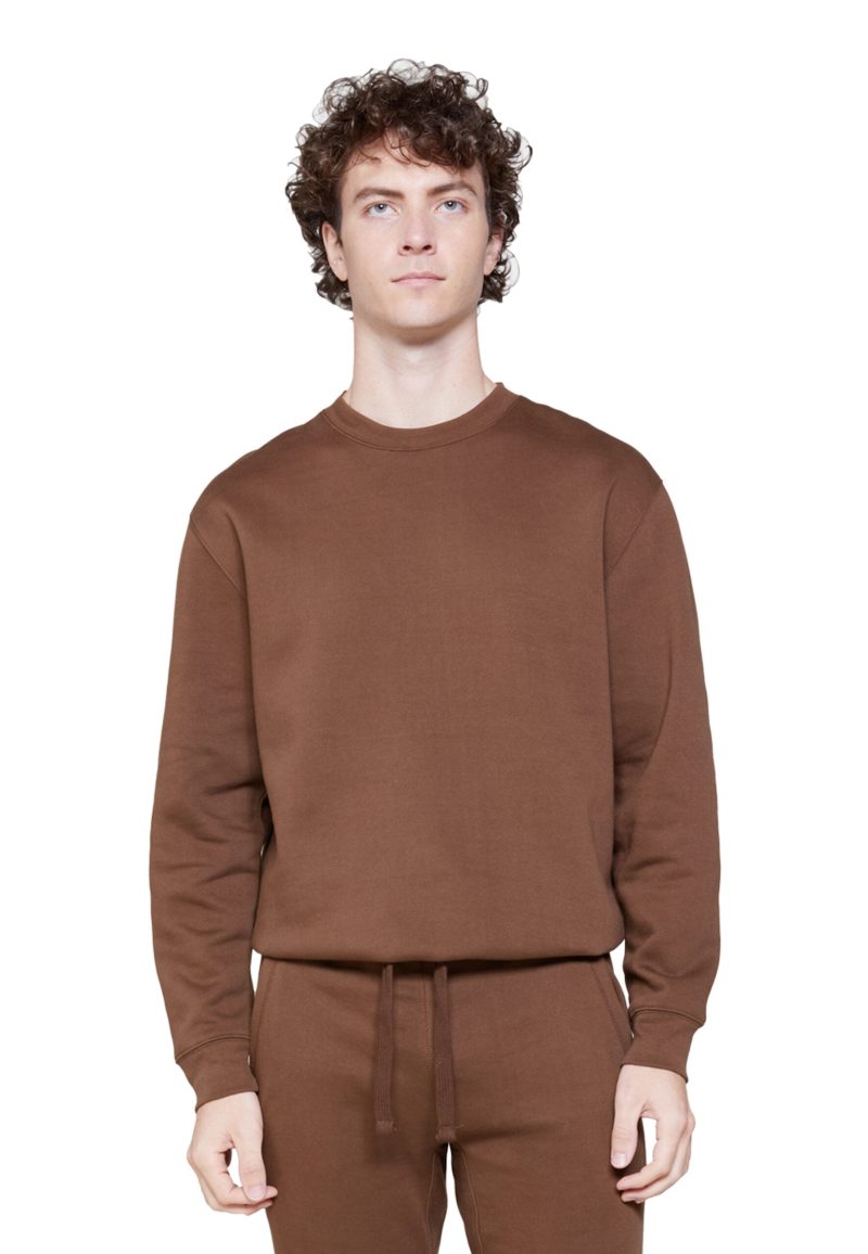 Lane Seven LS14004 M Premium Crewneck Sweatshirt Chestnut Front scaled 1