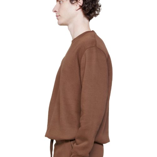 Lane Seven LS14004 M Premium Crewneck Sweatshirt Chestnut Side scaled 1