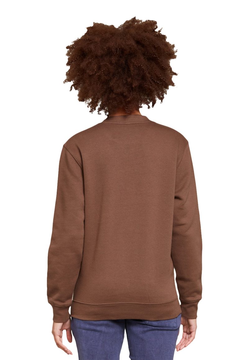 Lane Seven LS14004 W Premium Crewneck Sweatshirt Chestnut Back scaled 1