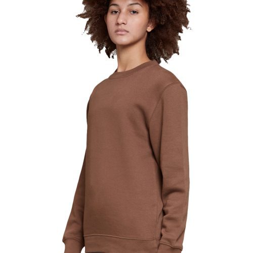 Lane Seven LS14004 W Premium Crewneck Sweatshirt Chestnut Side scaled 1