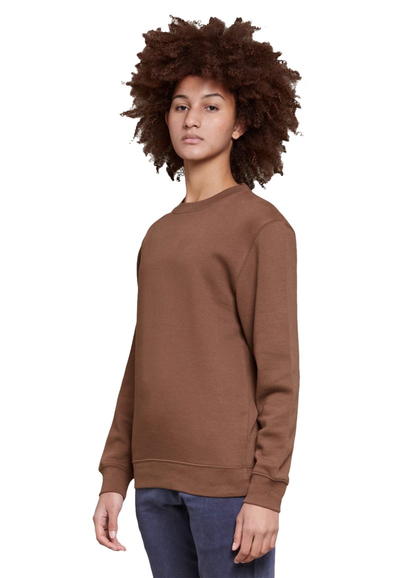 Lane Seven LS14004 W Premium Crewneck Sweatshirt Chestnut Side scaled 1