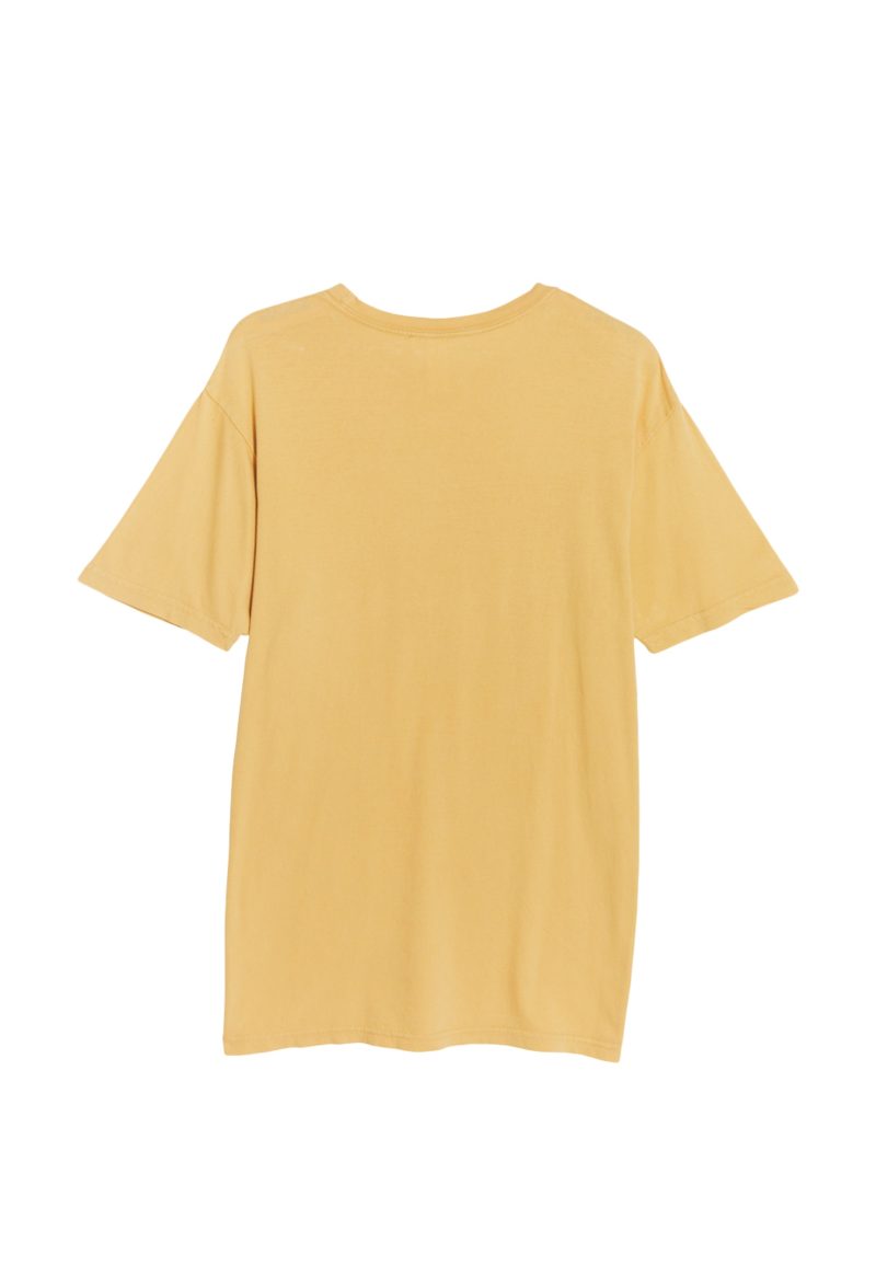 Lane Seven LST002 Flat Vintage Tee Vintage Mustard Back