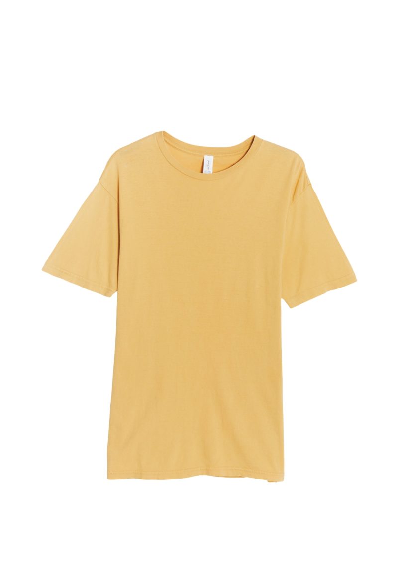 Lane Seven LST002 Flat Vintage Tee Vintage Mustard Front