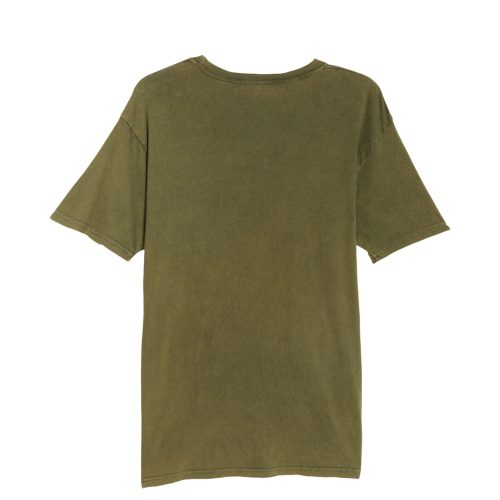 Lane Seven LST002 Flat Vintage Tee Vintage Olive Back