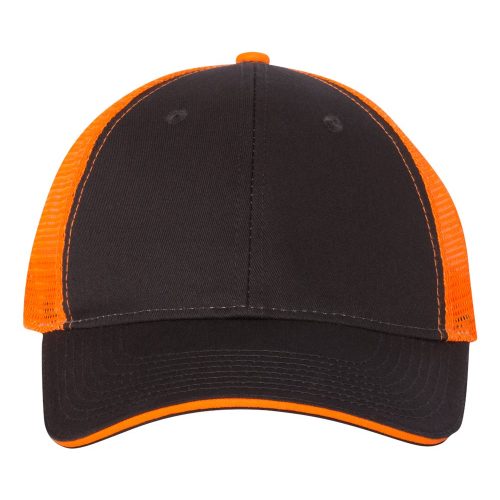 Valucap S102 Charcoal Neon Orange Front High