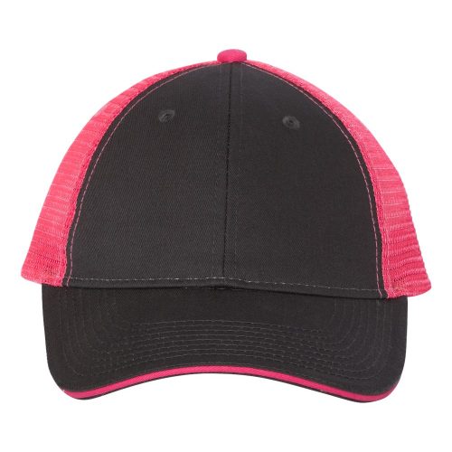 Valucap S102 Charcoal Neon Pink Front High