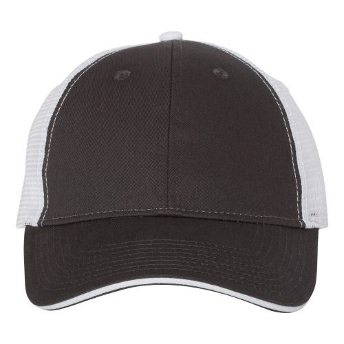 Valucap S102 Charcoal White Front High