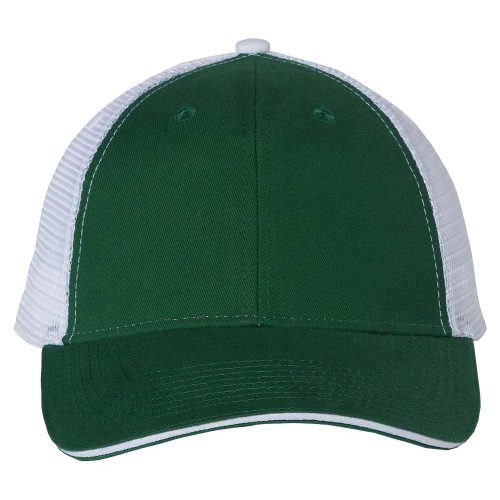 Valucap S102 Dark Green White Front High