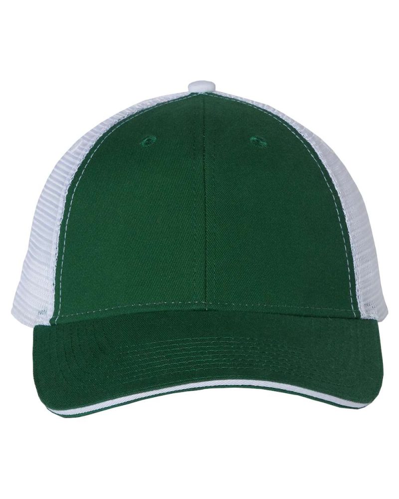 Valucap S102 Dark Green White Front High