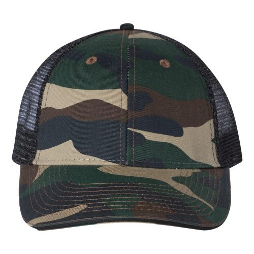 Valucap S102 Green Camo Black Front High