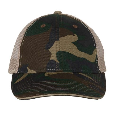 Valucap S102 Green Camo Tan Front High