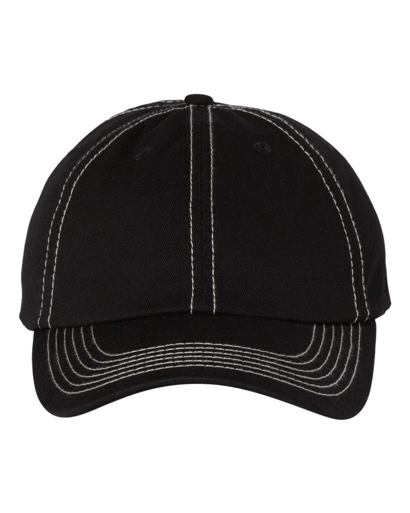 Valucap VC300A Black Stone Stitch Front High