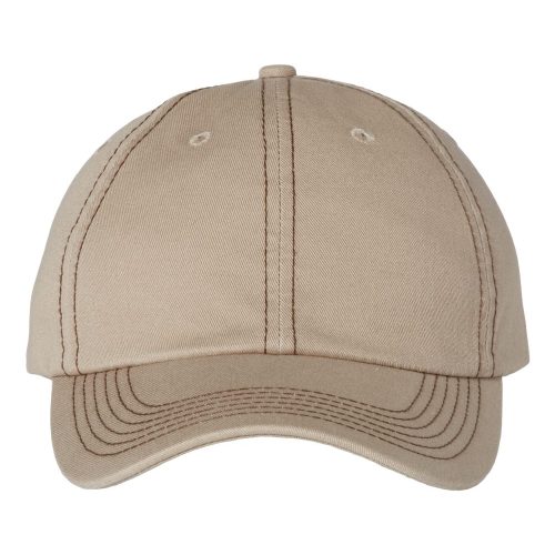 Valucap VC300A Khaki Brown Stitch Front High