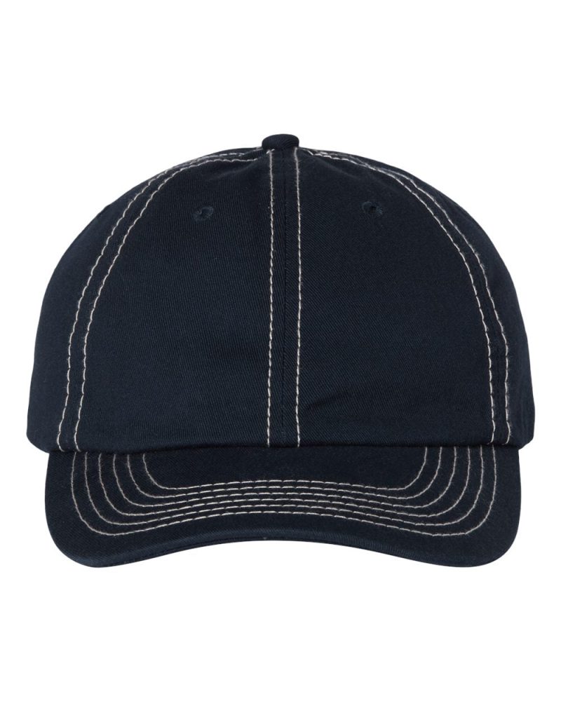 Valucap VC300A Navy Stone Stitch Front High