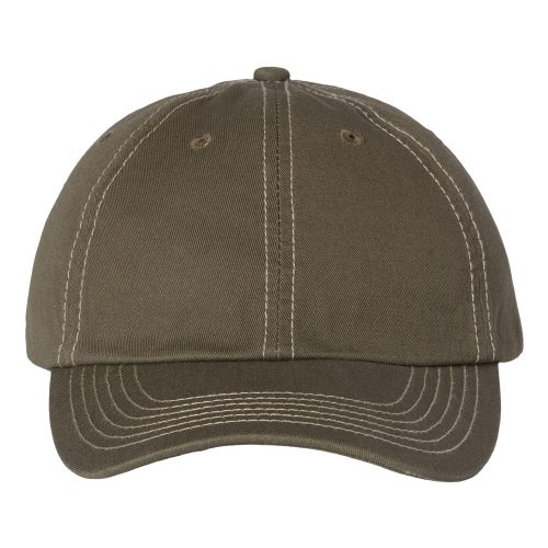 Valucap VC300A Olive Stone Stitch Front High