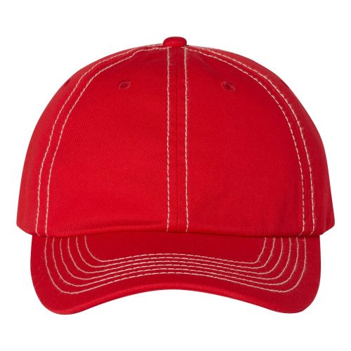 Valucap VC300A Red Stone Stitch Front High