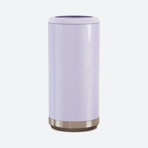 maars can cooler 12 oz skinny can holder glitter lilac 2 1