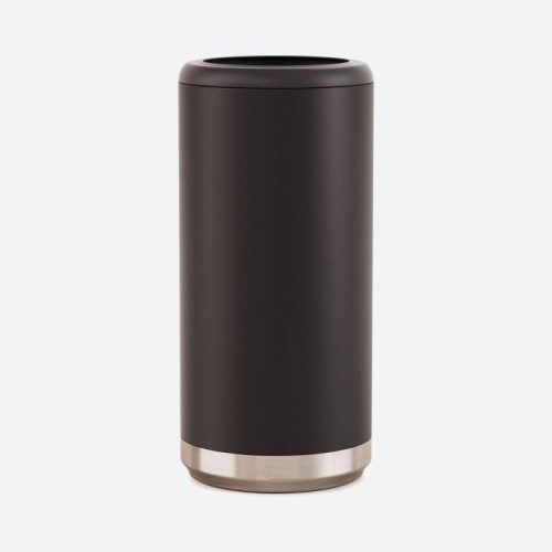 maars can cooler 12 oz skinny can holder matte black 1 1