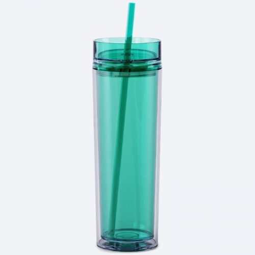 maars skinny acrylic 16 oz tumbler mint 1