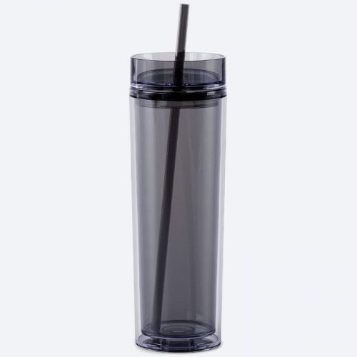 maars skinny acrylic 16 oz tumbler smoke 1