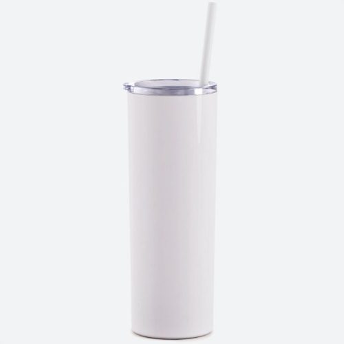 maars skinny steel 20 oz tumbler gloss white a1