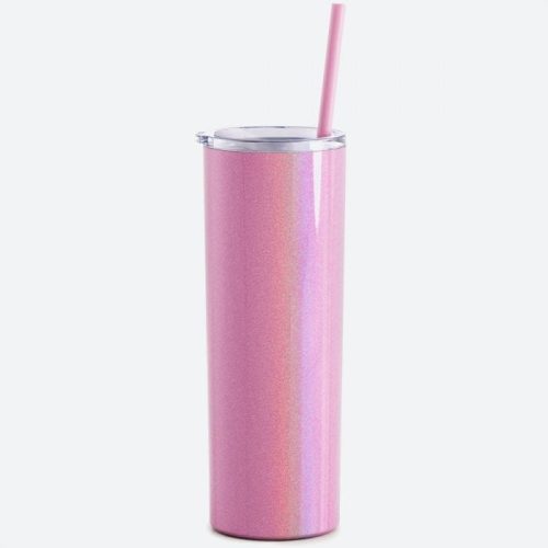 maars skinny steel 20 oz tumbler magic glitter pink a