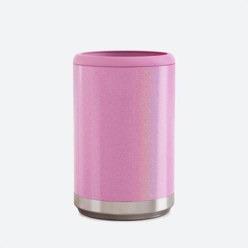 maars standard can cooler 12 ounce can holder glitter magic pink 1